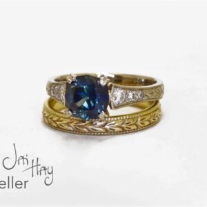 Tasmanian Sapphire Ring, Jai Hay Jeweller