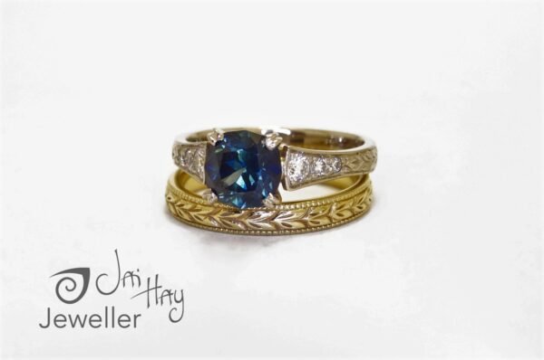 Tasmanian Sapphire Ring, Jai Hay Jeweller